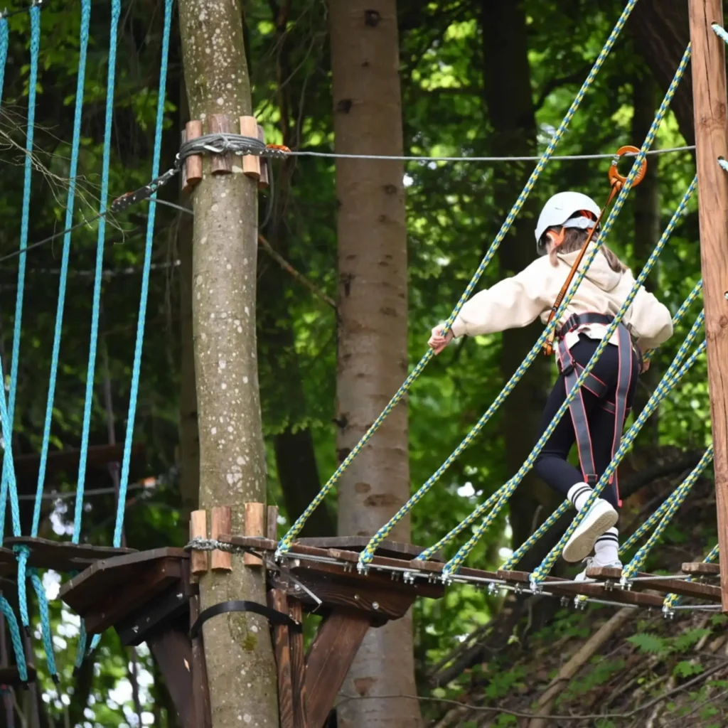 parki linowy nad soliną atrakcje dzla dzieci nad soliną